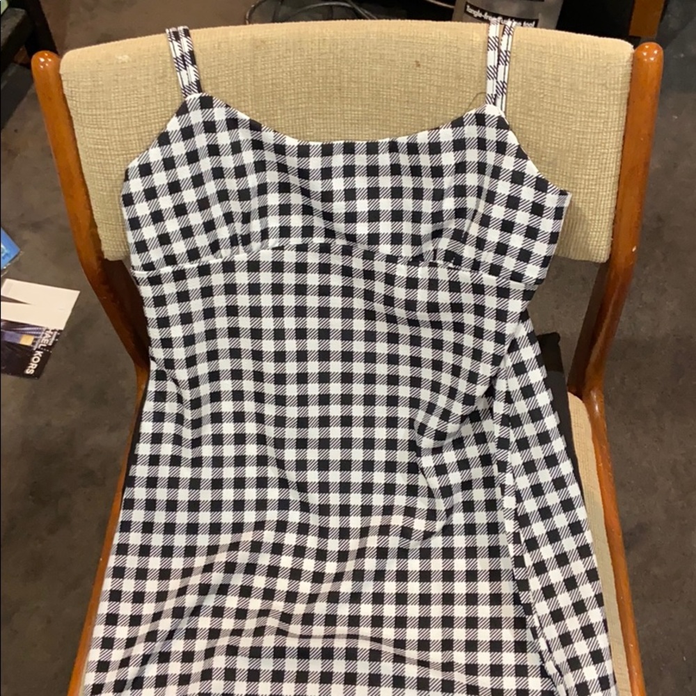 NWOT SHEIN Gingham Dress Size L